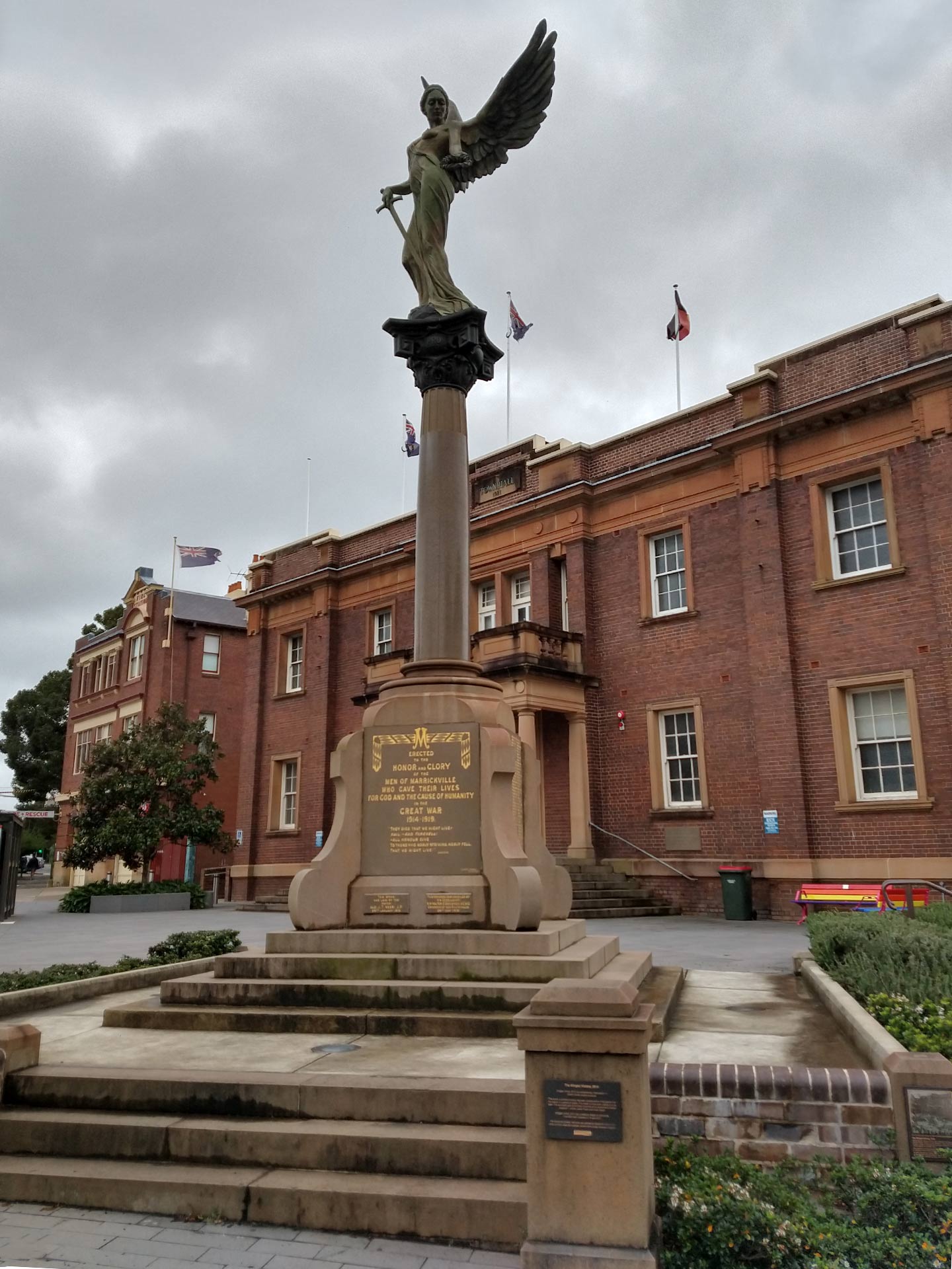Marrickville Town Hall & Winged Victory